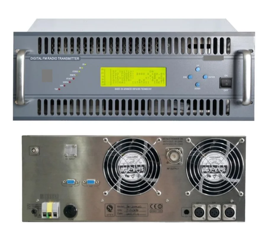 2KW FM Transmitter radio broadcast equipment