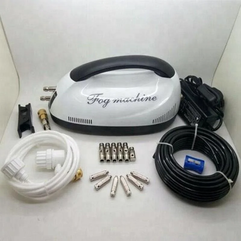 

Free shipping 0.2L mist pump high pressure fog machine mist cooling system, White