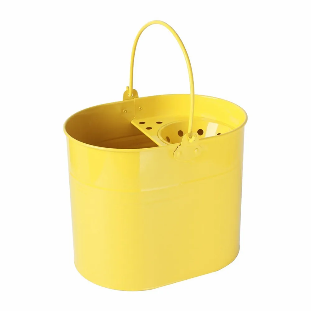 galvanized metal mop bucket for hotel used and cleaning
