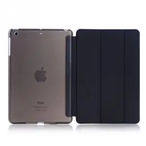 Factory Hot Selling Leather Ultra Slim Lightweight Auto Wake Sleep folding stand case cover for 2017 2018 New iPad pro 9.7 inch
