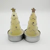 LED Long Lasting Indoor and Outdoor Flameless Pine tree shape Christmas Candles set 2