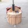Japanese ofuro wooden hot tub
