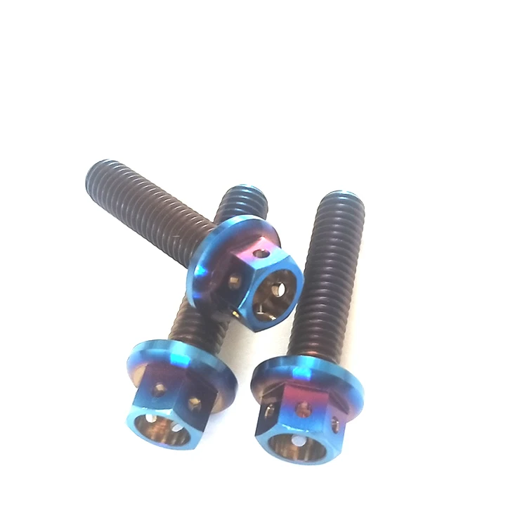 BULLONI DOPPI TERMINALI In Titanio GR2 Viti Isometriche A Doppia Testa - Foto 7