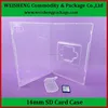 Wholesales simple style Plastic 14mm DVD+SD Card Case