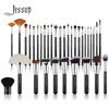 Jessup Beauty 34pcs Black/Silver Professional Makeup Brushes Set Pencil Fan Concealer Contour Brushes T313