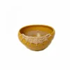New creative ceramic flower pot with rattan patch
