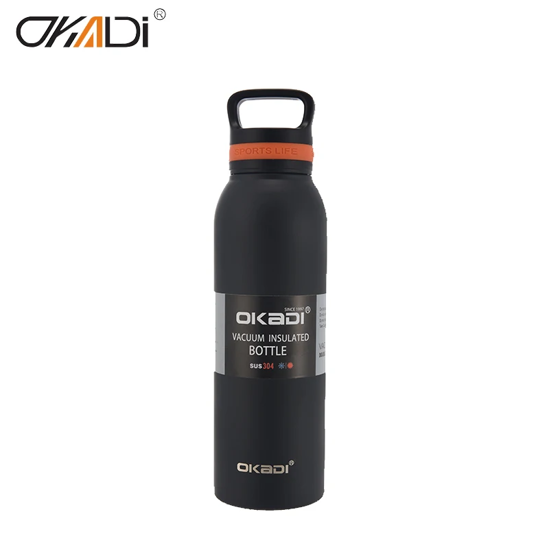 

Outdoor travel cup with string vacuum sports water bottle, N/a