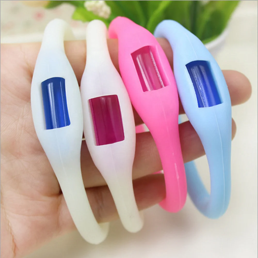 

New Colorful Environmental Protection Silicone Wristband Summer Mosquito Repellent Bracelet Anti-mosquito Band safe for children