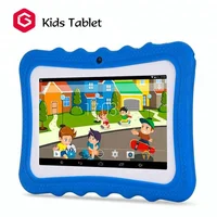 

2018 New 7 inch children educational learning android kids tablet with silicon case stand