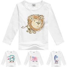 Stylish cotton children t shirts long sleeve t shirts cartoon t shirt girls and boys t