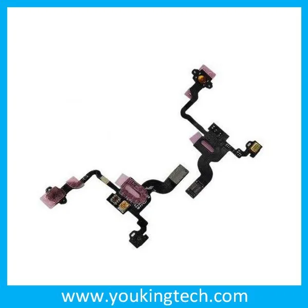 For iPhone 4 4G CDMA Proximity Light Sensor Power Button Flex Cable Button