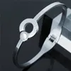 Yiwu Aceon stainless steel high polished hinge design Stock Bangle 20 pcs MOQ $4.1/pc
