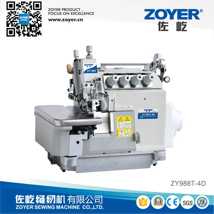 Zy9884d Zoyer 4thread With Variable Top Feed Direct Drive Overlock