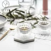 Wholesale home decorative glass round shape candle holder Pumpkin candlestick