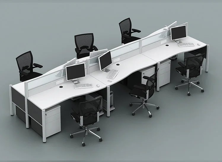 Office Desk 6 Person Workstation Import Furniture From China Buy