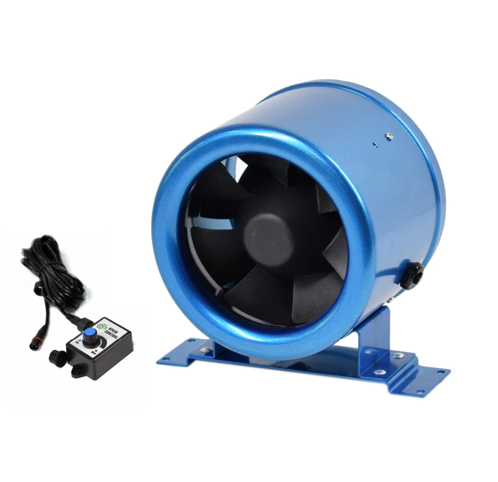 Duct Booster Vent Fan, Inline, 110v -120v, Plastic - detail 24
