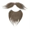 Hot Selling Brown Set Fancy Dress Black Mustaches Adult Beard and Moustache Party AD1508