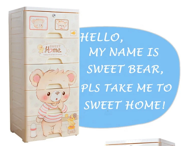
Plastic Wardrobe For Kids Baby Plastic Storage Drawers 