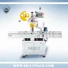 bottle cap top sticker labeling sealing machine