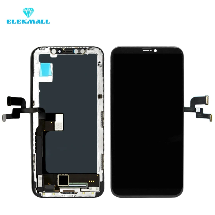

Full genuine quality LCD display panel for iphone X screen replacement, Black