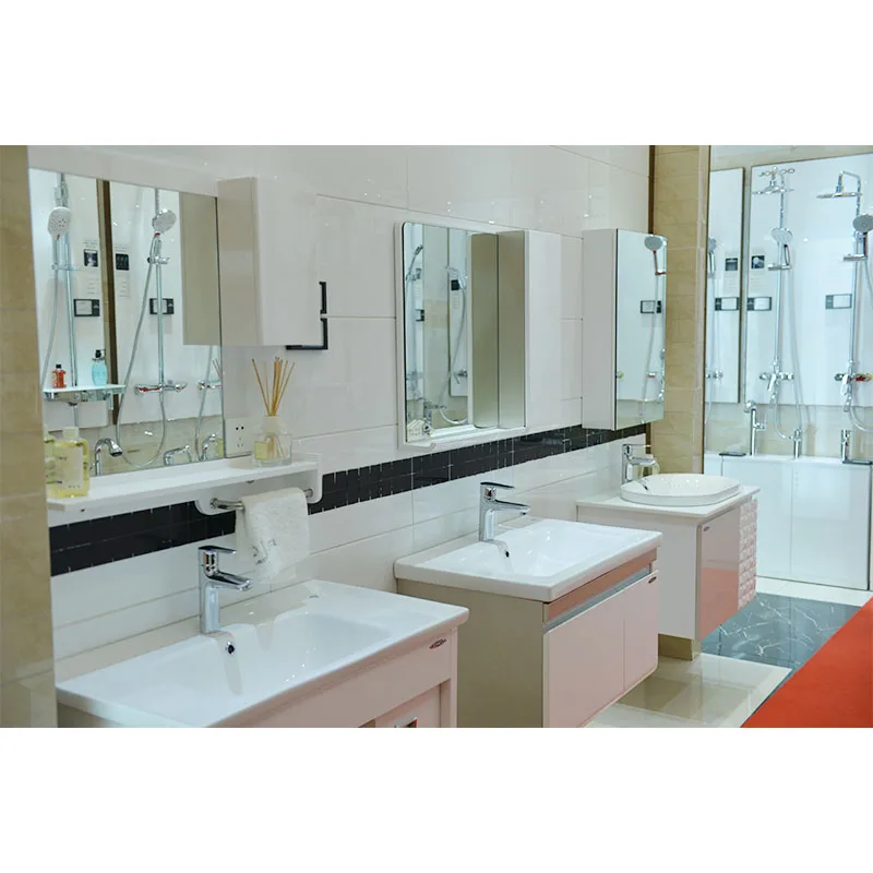 2020 New Modern Cabinets Solid Wood Wall Hung Designs Bathroom Vanity