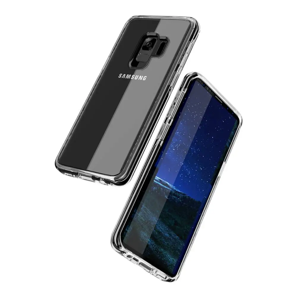 

Hybrid 3 in 1 Mobile Phone Back Cover for Samsung Galaxy S9 S9Plus Case Anti-scratch TPU PC Shockproof Protective Shell, N/a