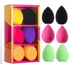 2019 hydrophilic microfiber cosmetics facial latex free face puff beauty make up blender packaging private label makeup sponge