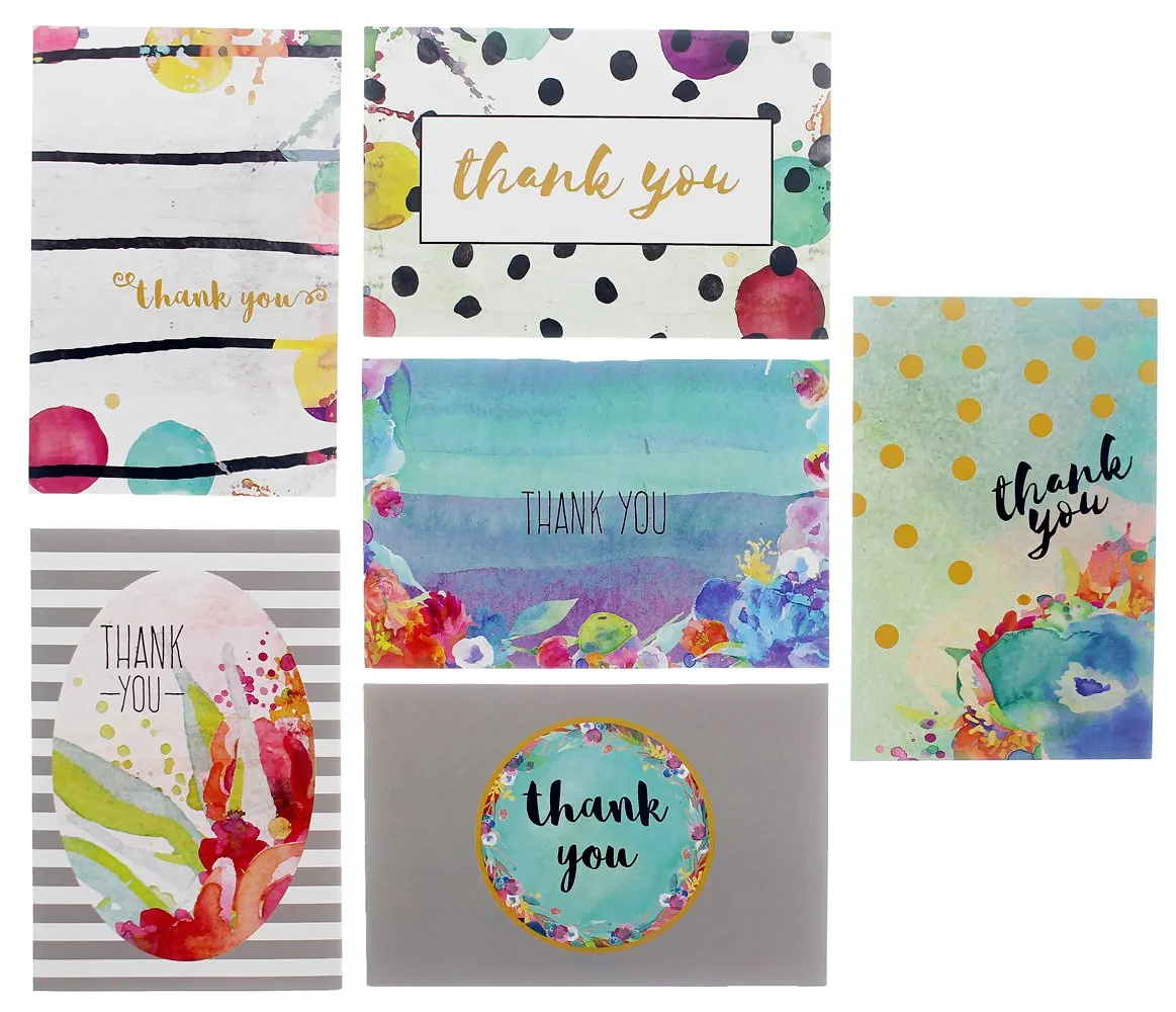 Buy Thank You Cards - 48-Count Thank You Notes, Bulk Thank ...