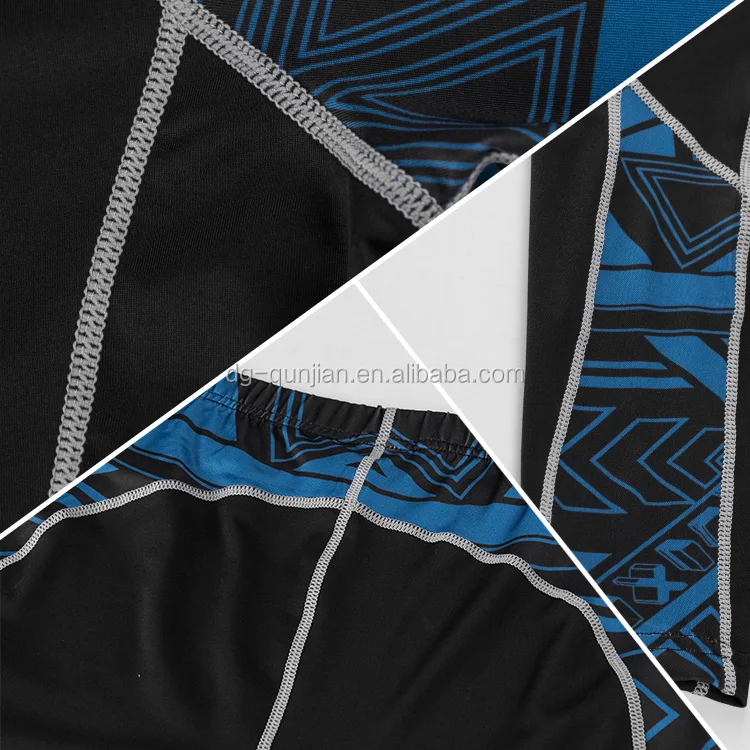 
2 Pieces Men Fitness Gym Suits Workout Rash Guard Running Leggings Sets Basketball Compression Tights 