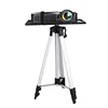 Aluminum Projector Floor Tripod Stand Adjustable Laptop Stand with Plate and Carrying Bag