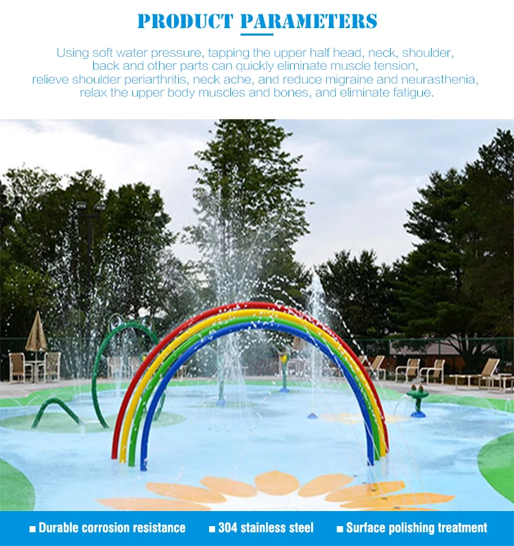 Water Park Kids Play Rainbow Bridge Spa Pool Outdoor Water Play Equipment Buy Water Play