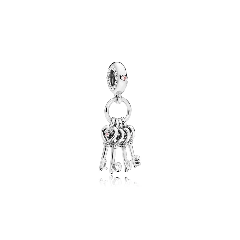 

Kailefu Jewellery New Autumn Love Sterling Silver 925 Key Charm Beads