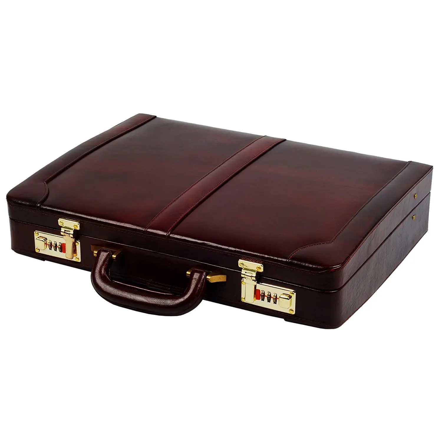 men's leather attache case