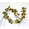 Hot sale green leaf flower wire /artificial green garland forindoor&outdoor decoration