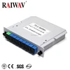 Telecommunication Fiber optic Equipment Low Insertion 1X8 box type PLC splitter