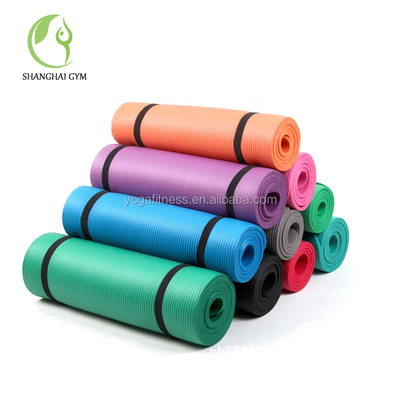 

various thick non slip private label nbr yoga mat, Blue/pink/black/yellow;etc