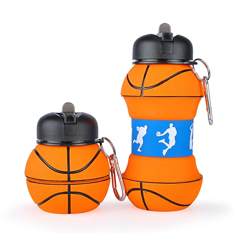 

Eco Friendly Leakproof Sports Silicone Collapsible Foldable Water Bottle With Custom Logo