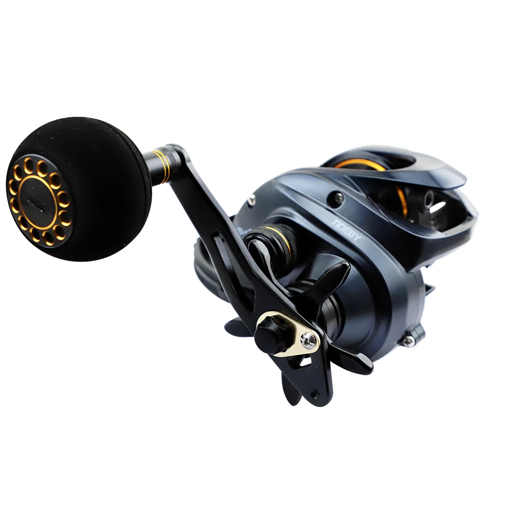 

NOEBY # 1200 left Hand big Low Profile fishing reel casting, Black