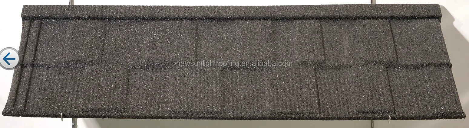 metal roofing sheets of guangzhou building material / stone coated metal roofing tiles
