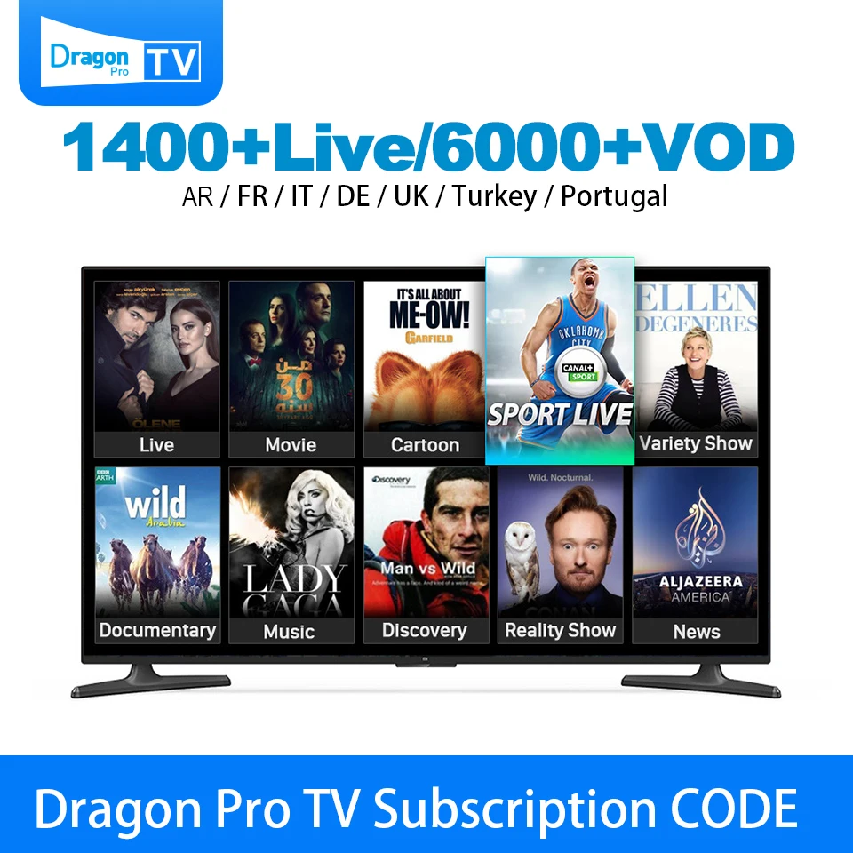 Iptv Package Account Subscription Code 3 Months Dragon Pro Best Iptv Apk Sport Channels List With 24 Hours Free Test Code Buy At The Price Of 11 90 In Alibaba Com Imall Com
