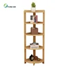 Hot Selling Solid Wood Racks Triangular Multi-Layer Corner Storage Cabinet