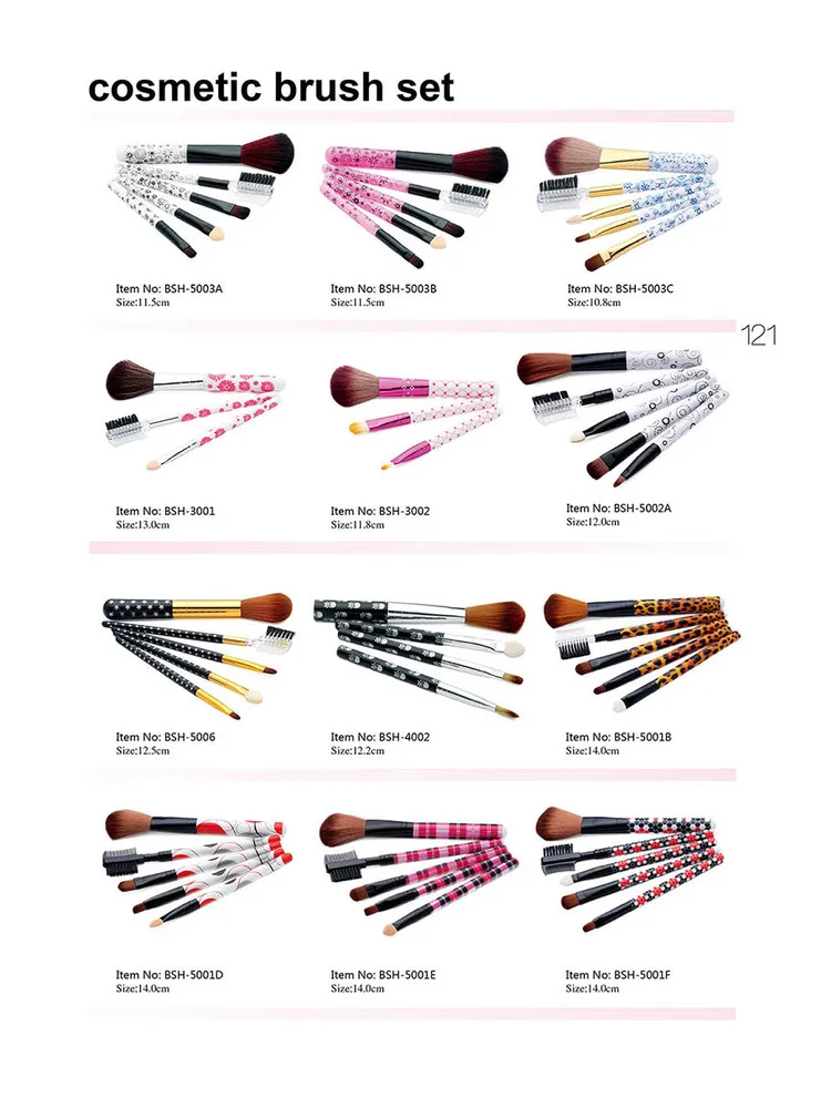 Manufacturer 5pcs Brush Professional Wholesale Make Up Set Buy Brush