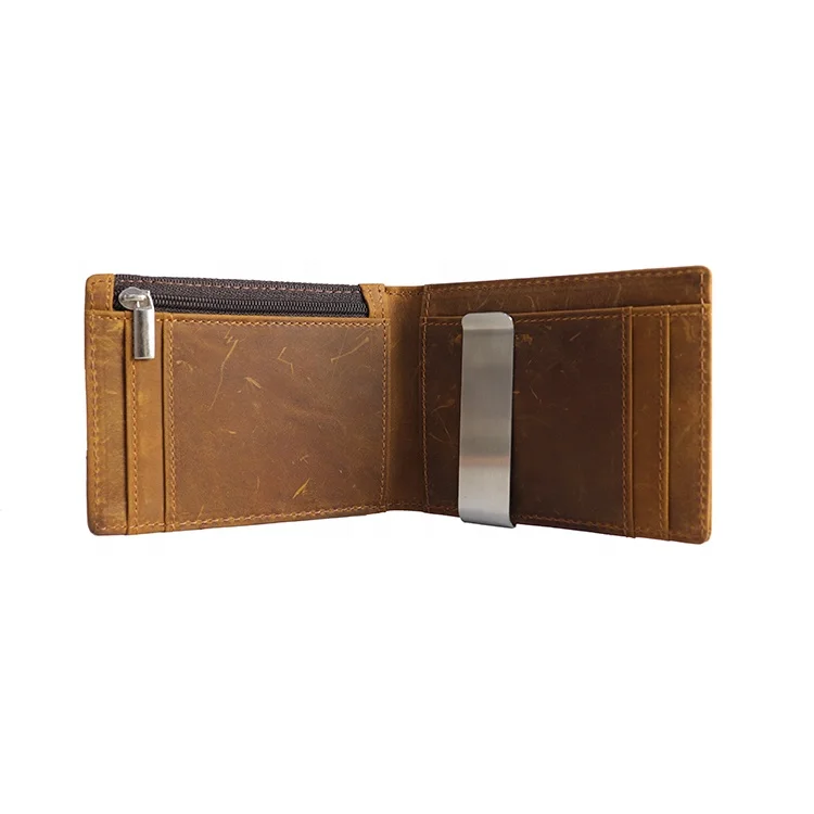 

ISO9001 certificated directly factory REACH standard custom vintage slim wallet and men's wallet genuine leather wallet