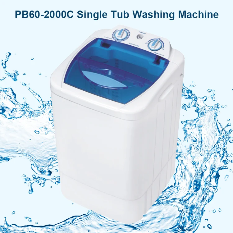 Cheap PB60-2000C Single Tub Mini Washing Machine,6KG Washing Machine