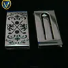 Custom logo stainless steel metal spring paper money clips for promotional gift
