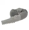 Grey Color Long Soft Comforter Baby Toy Plush Stuffed Crocodile for Bed Decor