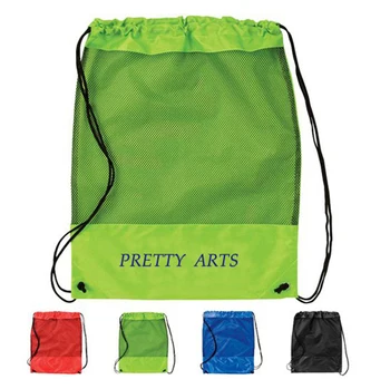 football drawstring backpack