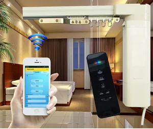 Electric curtain, motorized curtain, automatic curtain system for hotel curtain and home curtain automation