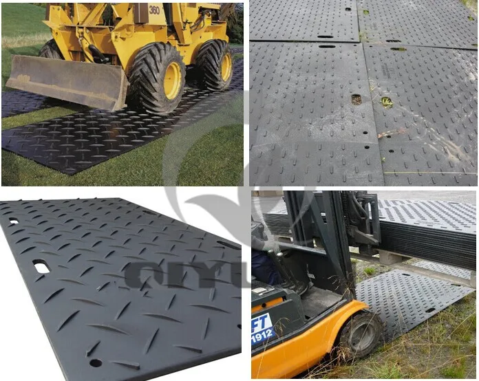 Black Plastic For Temporary Track Mats Pe Construction Road Mat Buy Construction Road Mat,Pe