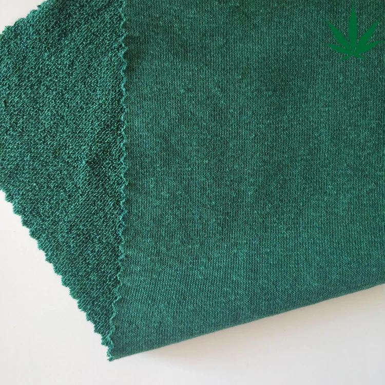 
eco-friendly fabric 49%Hemp 40%Organic cotton 11%Dupont Sorona hemp knitting fabric 